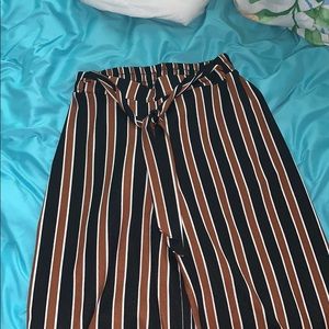 Striped Loose Pants